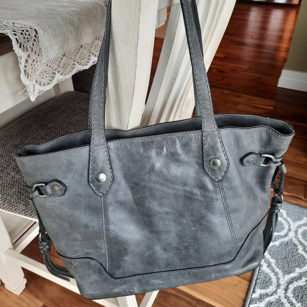 Frye Leather Tassel Tote